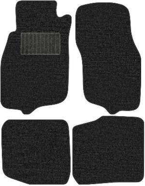 Коврики текстильные "Комфорт" для Volvo S40 II (седан / MS) 2004 - 2007, темно-серые, 4шт.