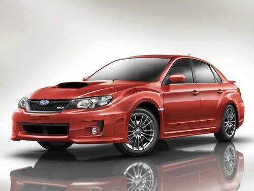 Коврики текстильные "Стандарт" для Subaru Impreza WRX (седан / GE) 2007 - 2014, черные, 5шт.