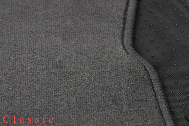 Коврики текстильные "Классик" для Hyundai Elantra VI (седан / AD) 2015 - 2019, темно-серые, 5шт.