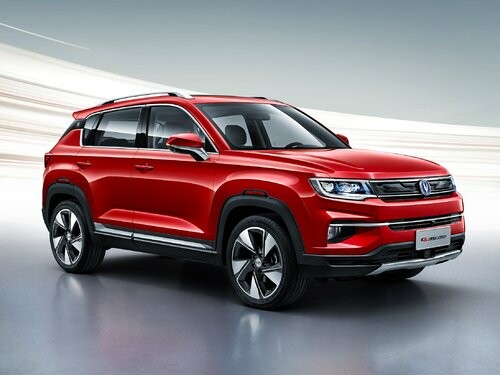 Коврики текстильные "Классик" для Changan CS35 Plus I (suv) 2018 - 2021, темно-серые, 5шт.